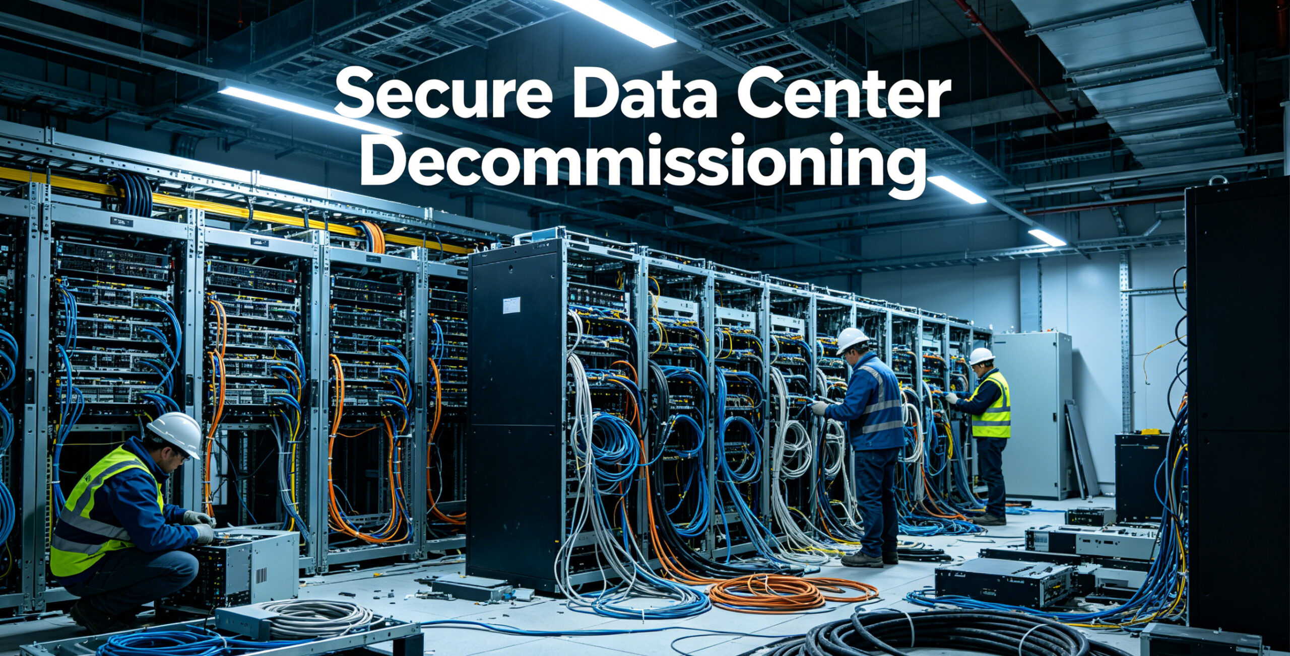 Secure Data Center Tear Down: High-Spec Services for Financial & Healthcare Sectors 1 香港数据中心清盘 5 1