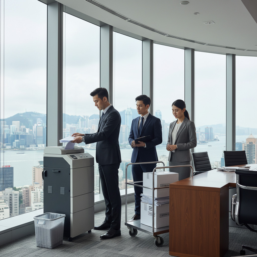 secure document shredding Hong Kong law firm