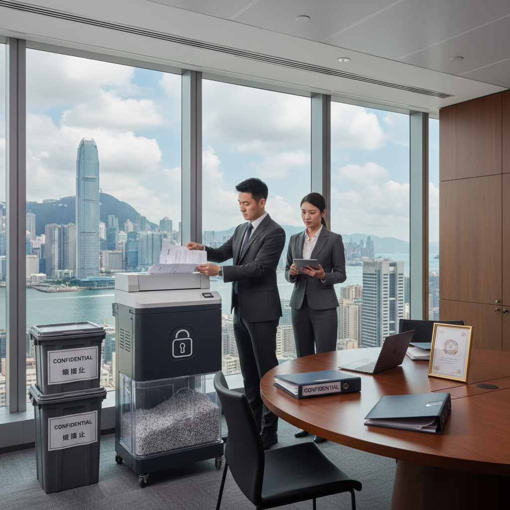 secure document shredding Hong Kong bank