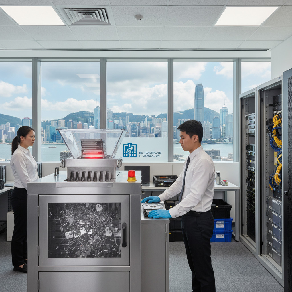 Hard drive destruction Hong Kong hospital
