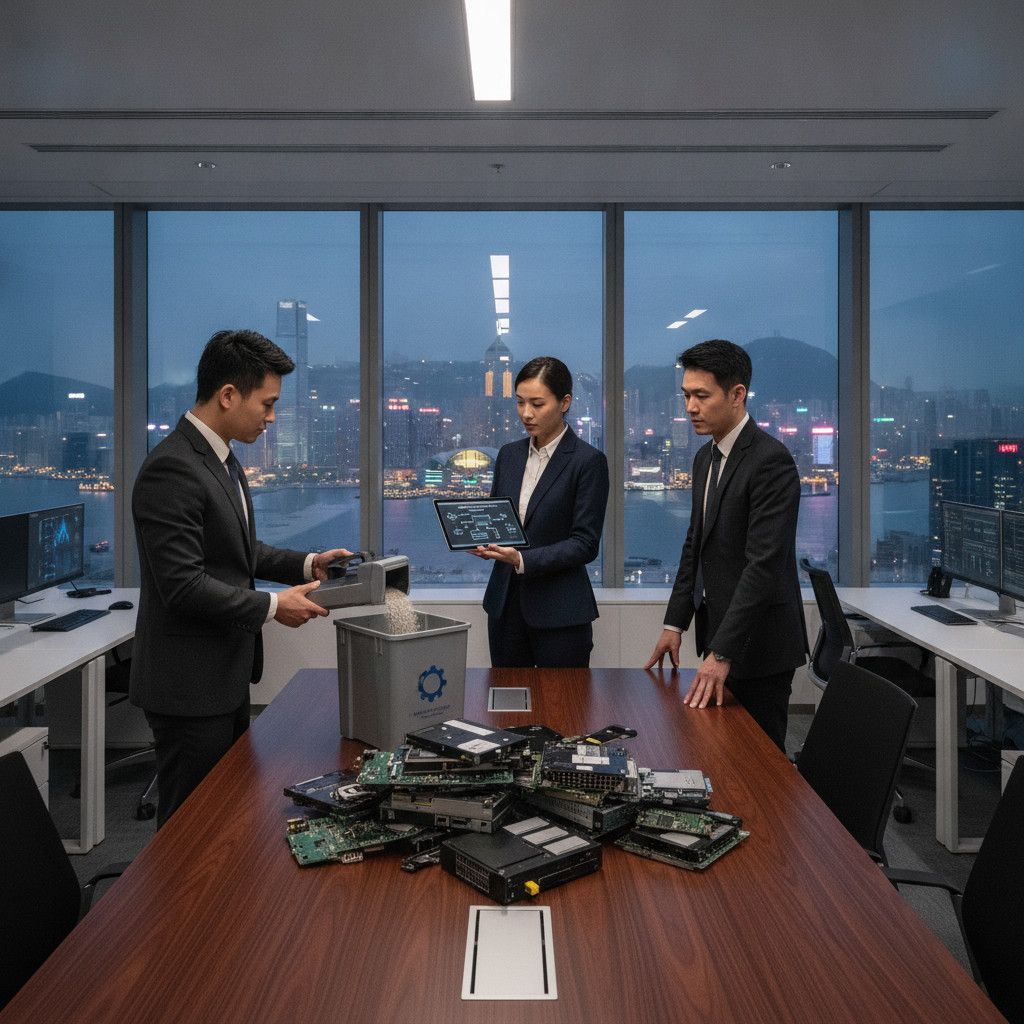 financial institution data disposal Hong Kong
