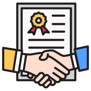 Certificate hand